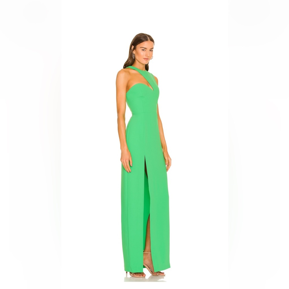 Amanda Uprichard REVOLVE Gilda Gown in Grass